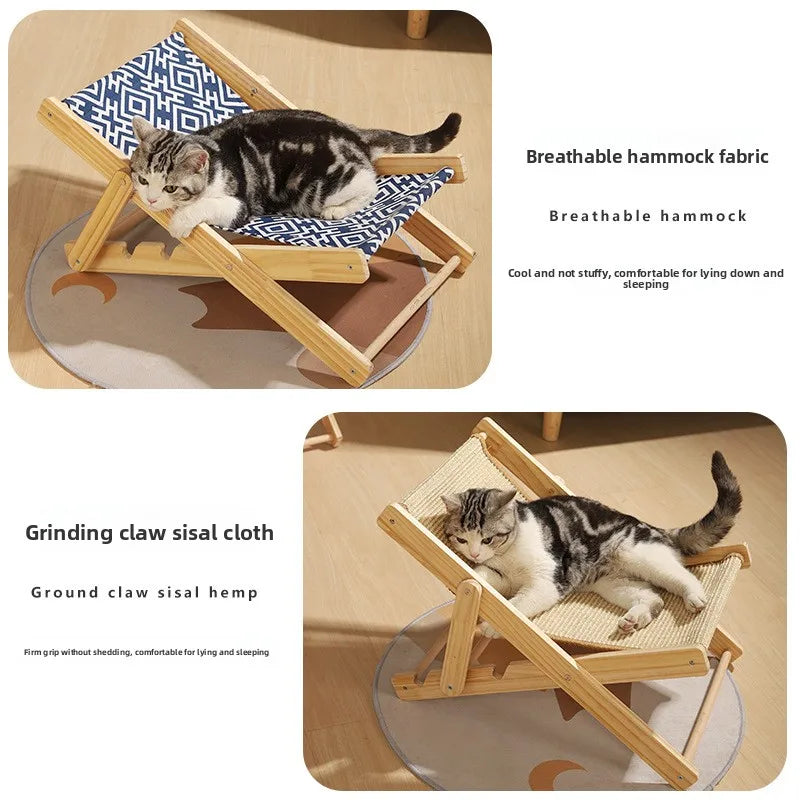 Furlumo™ CozyClimb Wooden Cat Lounge