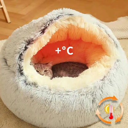 Furlumo™ CozyCove Plush Pet Nest
