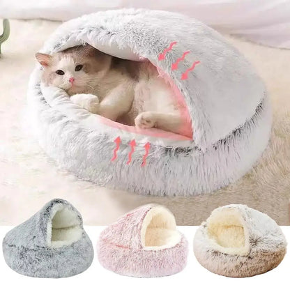 Furlumo™ CozyCove Plush Pet Nest