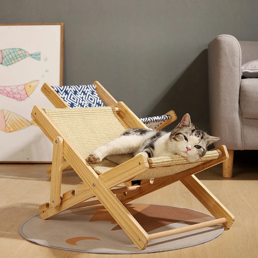 Furlumo™ CozyClimb Wooden Cat Lounge