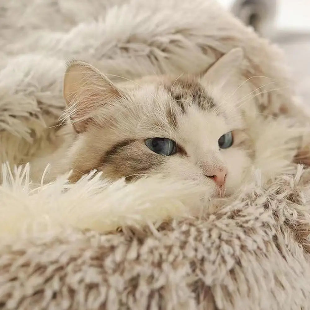 Furlumo™ CozyCove Plush Pet Nest