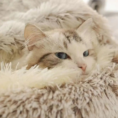 Furlumo™ CozyCove Plush Pet Nest