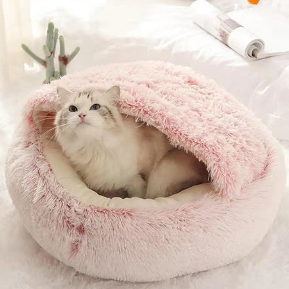 Furlumo™ CozyCove Plush Pet Nest