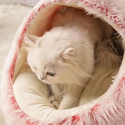 Furlumo™ CozyCove Plush Pet Nest