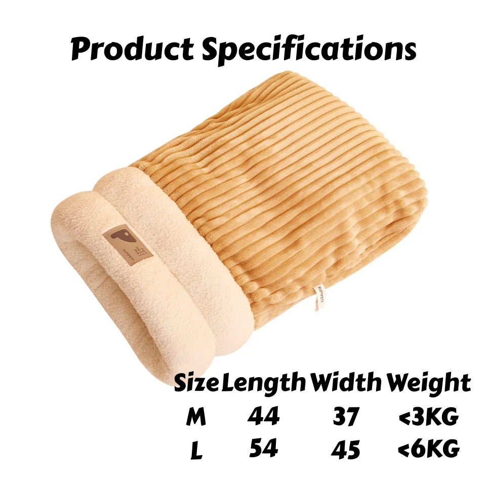 Furlumo™ Plush Cat Sleeping Bag