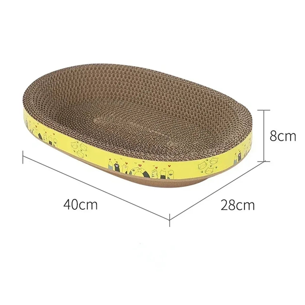 Furlumo™ CozyScratch Oval Cat Lounge