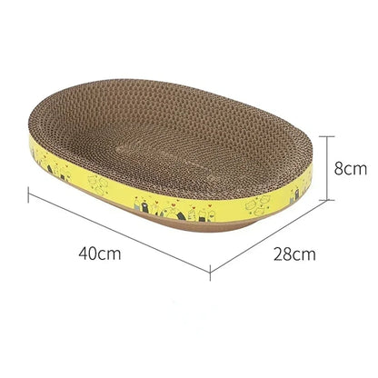 Furlumo™ CozyScratch Oval Cat Lounge