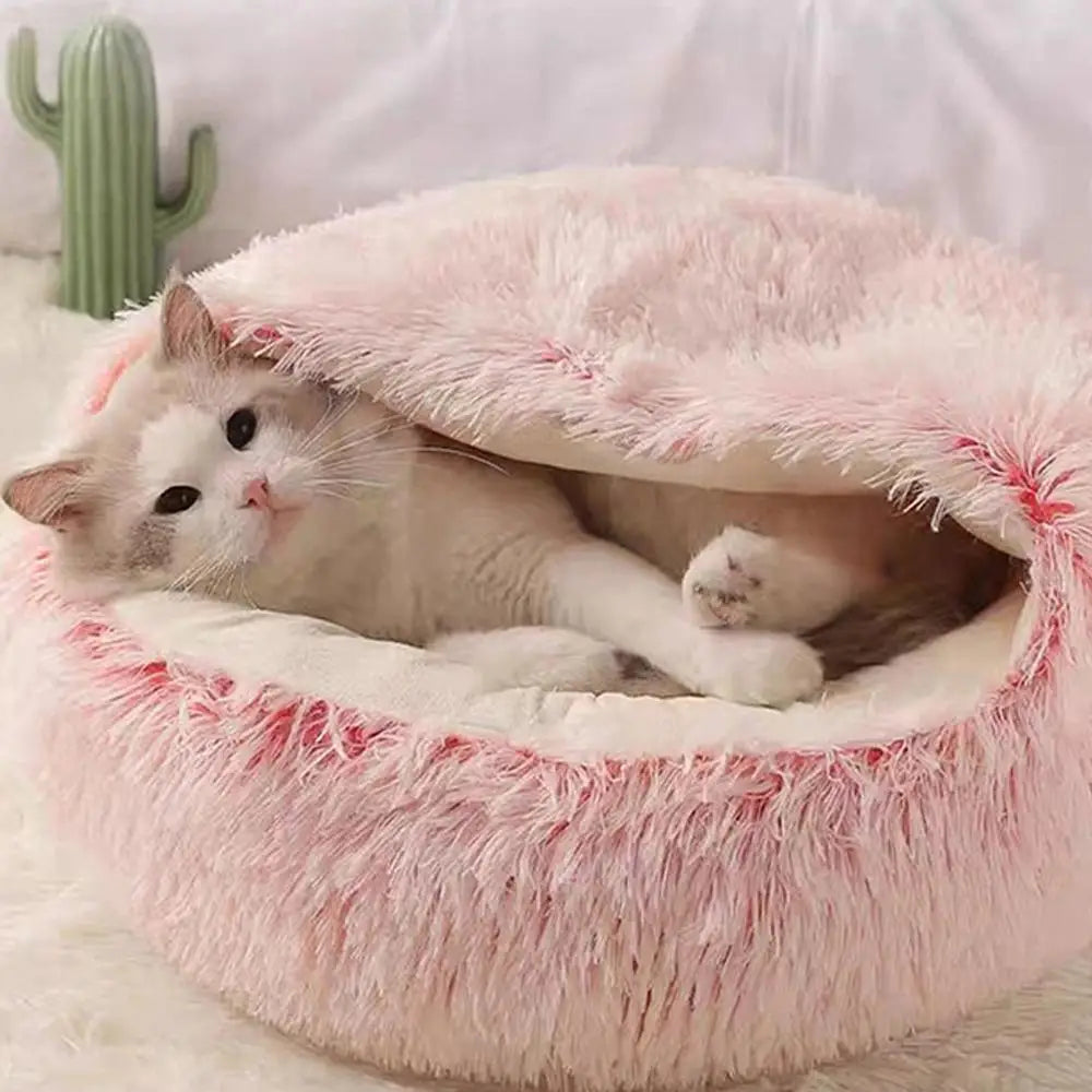Furlumo™ CozyCove Plush Pet Nest