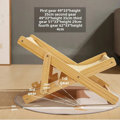 Furlumo™ CozyClimb Wooden Cat Lounge