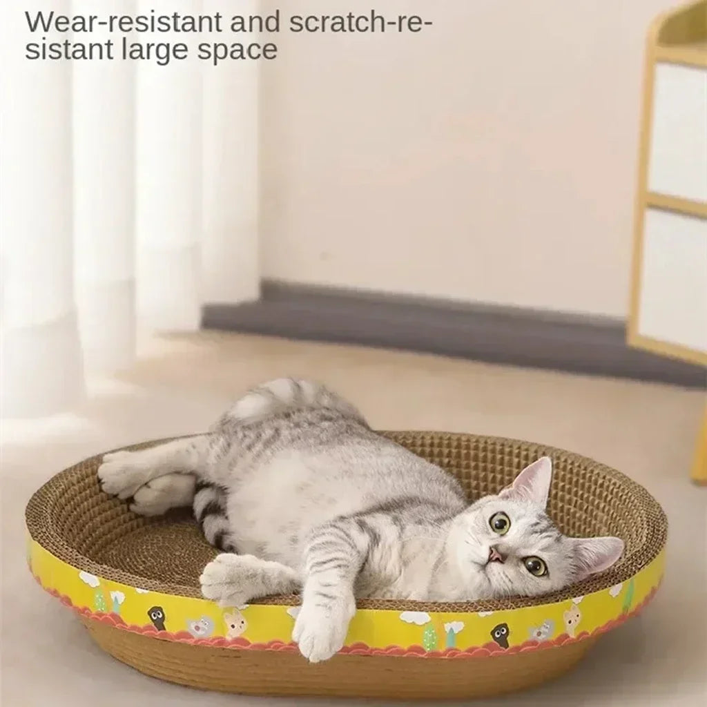 Furlumo™ CozyScratch Oval Cat Lounge
