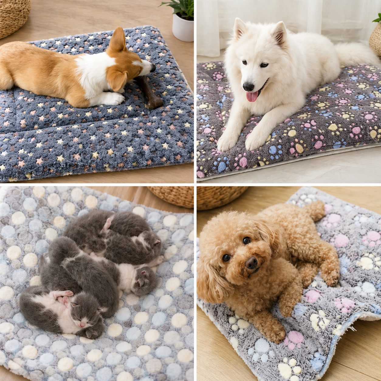 Furlumo™ Cozy Flannel Pet Bed